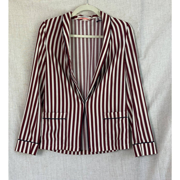 Scotch & Soda Maison Scotch So Cabana Striped Pajama Blazer Size 1 - Picture 1 of 12
